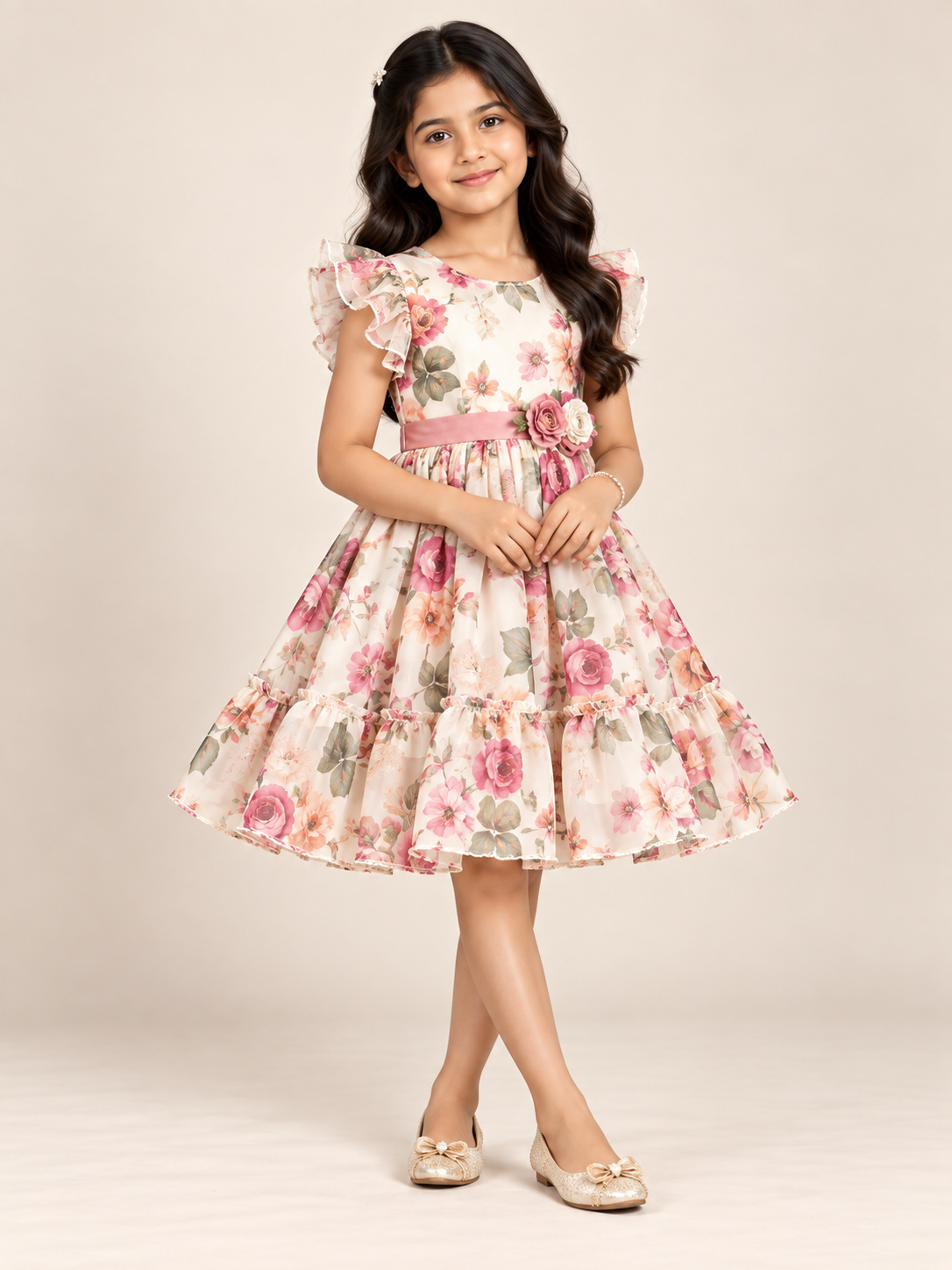 Girls Floral Dress